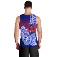 Guam Men Tank Top Polynesian Floral Tribal LT9 - Polynesian Pride