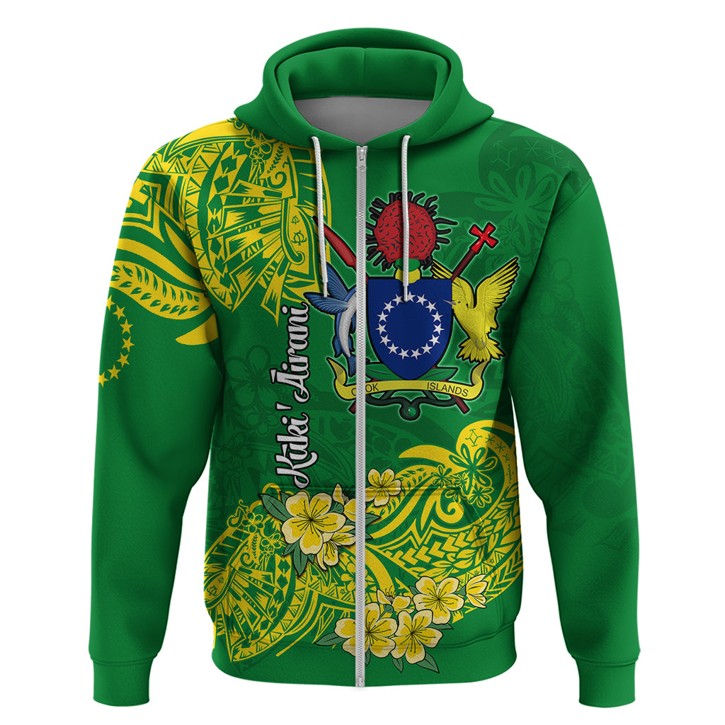 Cook Island Hoodie Polynesian Floral Tribal LT9 - Polynesian Pride
