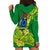 (Custom Personalised) Cook Island Hoodie Dress Polynesian Floral Tribal LT9 - Polynesian Pride