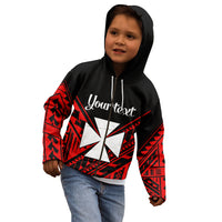 (Custom Personalised) Wallis et Futuna Kid Hoodie Happy Independence Day LT9 - Polynesian Pride
