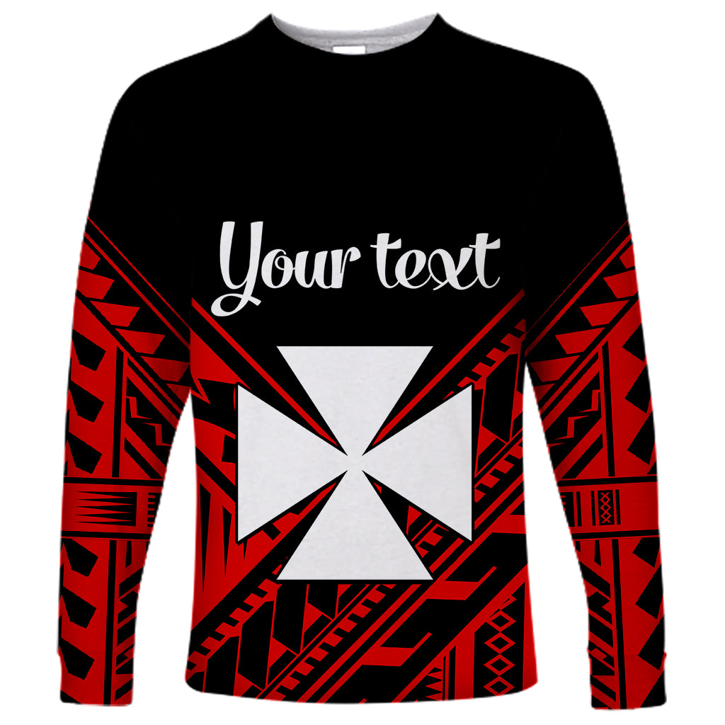 (Custom Personalised) Wallis et Futuna Long Sleeve Shirt Happy Independence Day LT9 Unisex Red - Polynesian Pride