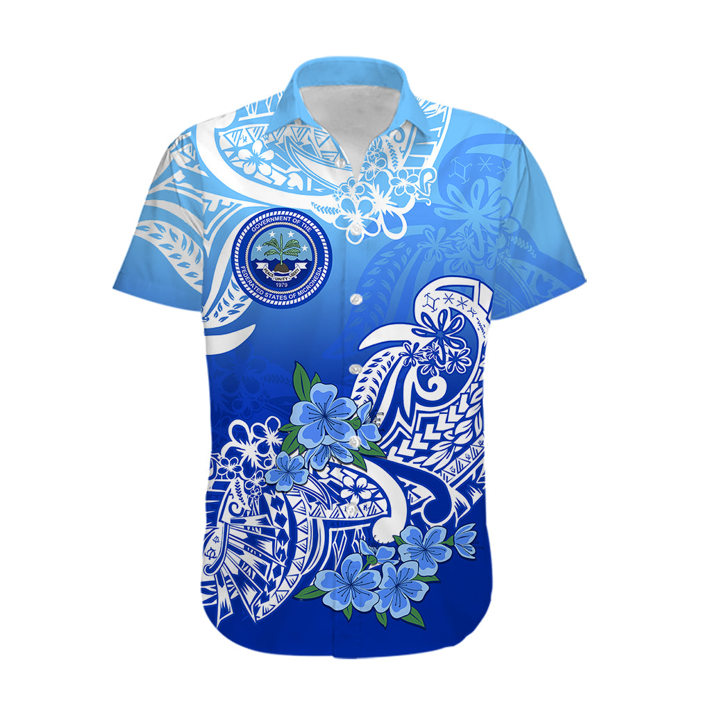 (Custom Personalised) Federated States Of Micronesia Hawaiian Shirt Polynesian Floral Tribal LT9 - Polynesian Pride