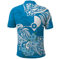 FSM Yap State Polo Shirt Polynesian Floral Tribal LT9 - Polynesian Pride