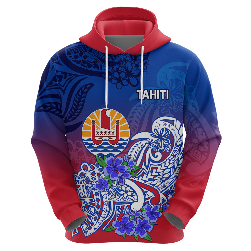 Tahiti Hoodie Polynesian Floral Tribal LT9 - Polynesian Pride