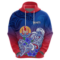 Tahiti Hoodie Polynesian Floral Tribal LT9 - Polynesian Pride