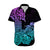 Hawaii Kakau Hawaiian Shirt Polynesian Floral Tribal Heliotrope Version LT9 - Polynesian Pride