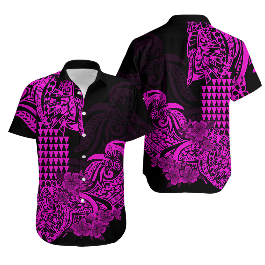 Hawaii Kakau Hawaiian Shirt Polynesian Floral Tribal Purple Version LT9 Purple - Polynesian Pride