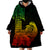 Hawaii Kakau Wearable Blanket Hoodie Polynesian Floral Tribal Reggae Version LT9 - Polynesian Pride