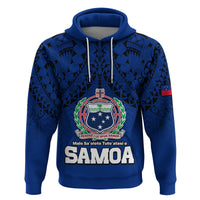 Polynesian Independent State of Samoa Blue Hoodie LT9 - Polynesian Pride