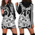 Aloha Hula Girl Hawaiian Tribal and Simple Kakau Hoodie Dress LT9 Black - Polynesian Pride