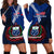 Samoa Hoodie Dress Happy Independence Day Samoan Blue Pattern LT14 Blue - Polynesian Pride