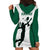 Hawaii Volleyball Hoodie Dress Hawaiian Kakau White Style LT14 - Polynesian Pride