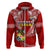 (Custom Text and Number) Tonga Rugby Hoodie Mate Maa Tonga Pacific Tongan Ngatu LT14 - Polynesian Pride