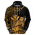 Custom Hawaii Monk Seal Hoodie Polynesian Kakau With Kanaka Gold LT14 - Polynesian Pride