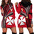 Wallis And Futuna Hoodie Dress Plumeria Flowers With Red Polynesian Pattern LT14 - Polynesian Pride