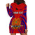 (Custom Personalised) Papua New Guinea Hoodie Dress Central Province Mix Coat Of Arms Polynesian Art LT14 - Polynesian Pride