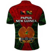 Papua New Guinea Polo Shirt Chimbu Province Mix Coat Of Arms Polynesian Art LT14 - Polynesian Pride