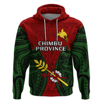 Custom Papua New Guinea Hoodie Chimbu Province Mix Coat of Arms Polynesian Art LT14 - Polynesian Pride