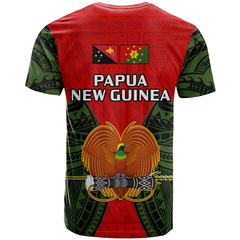Papua New Guinea T Shirt Eastern Highlands Province Mix Coat Of Arms Polynesian Art LT14 - Polynesian Pride