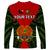 (Custom Personalised) Papua New Guinea Long Sleeve Shirt Eastern Highlands Province Mix Coat Of Arms Polynesian Art LT14 - Polynesian Pride