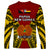 Papua New Guinea Long Sleeve Shirt Madang Province Mix Coat Of Arms Polynesian Art LT14 - Polynesian Pride