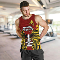 (Custom Personalised) Papua New Guinea Men Tank Top Madang Province Mix Coat Of Arms Polynesian Art LT14 - Polynesian Pride