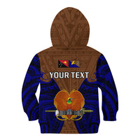 (Custom Personalised) Papua New Guinea Kid Hoodie Manus Province Mix Coat Of Arms Polynesian Art LT14 - Polynesian Pride