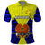 Papua New Guinea Polo Shirt Morobe Province Mix Coat Of Arms Polynesian Art LT14 Yellow - Polynesian Pride