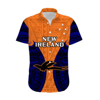 Papua New Guinea Hawaiian Shirt New Ireland Province Mix Coat Of Arms Polynesian Art LT14 - Polynesian Pride