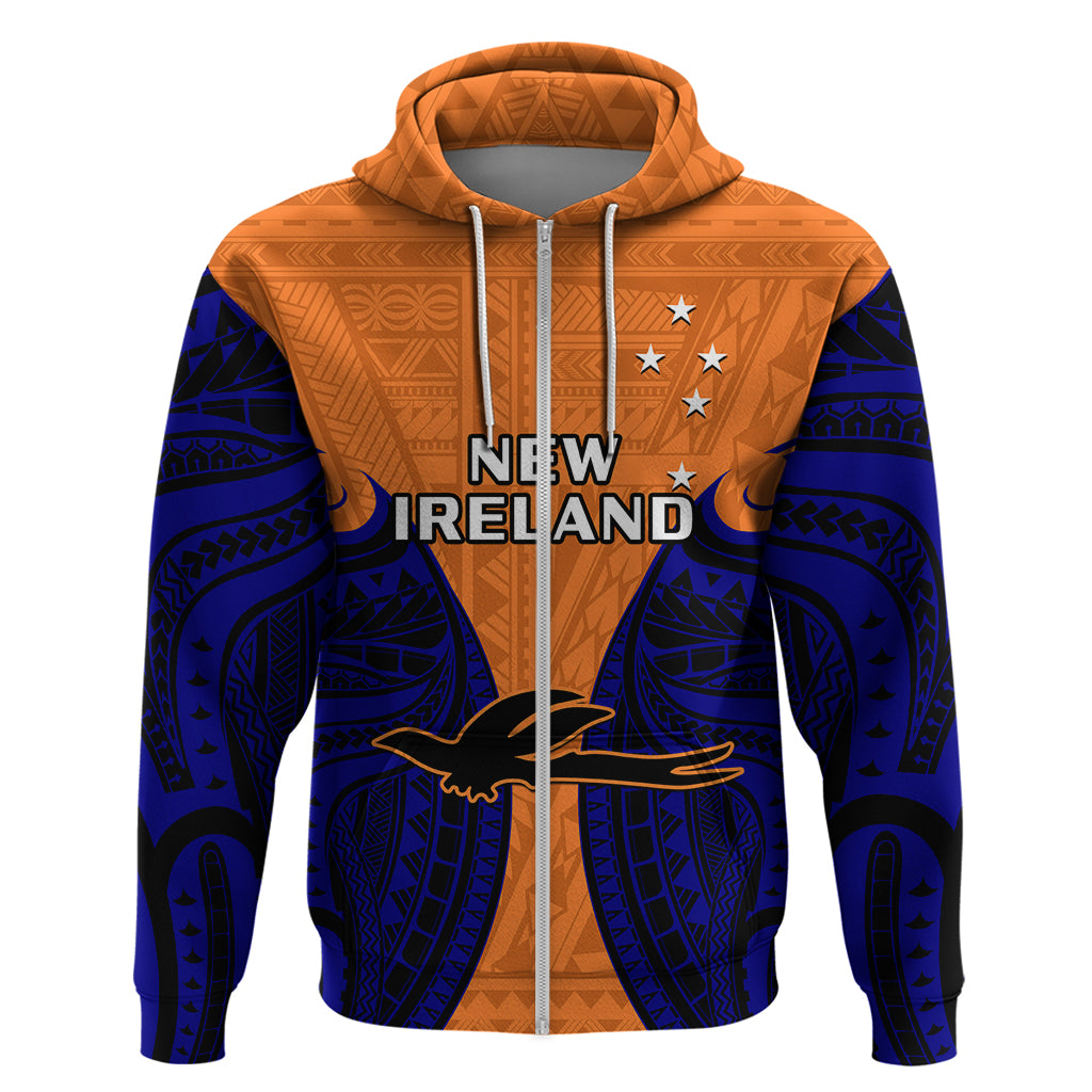 Custom Papua New Guinea Hoodie New Ireland Province Mix Coat of Arms Polynesian Art LT14 - Polynesian Pride