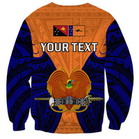 (Custom Personalised) Papua New Guinea Sweatshirt New Ireland Province Mix Coat Of Arms Polynesian Art LT14 - Polynesian Pride