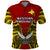 Papua New Guinea Polo Shirt Western Province Mix Coat Of Arms Polynesian Art LT14 Red - Polynesian Pride