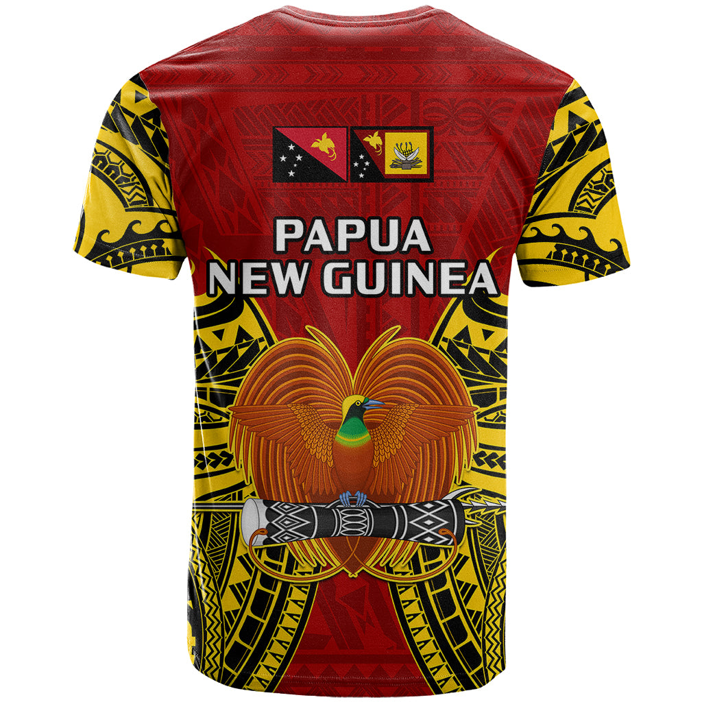 Papua New Guinea T Shirt Western Province Mix Coat Of Arms Polynesian Art LT14 - Polynesian Pride