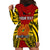 (Custom Personalised) Papua New Guinea Hoodie Dress Western Province Mix Coat Of Arms Polynesian Art LT14 - Polynesian Pride