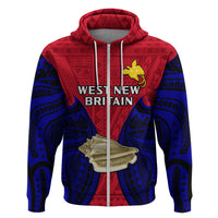Custom Papua New Guinea Hoodie West New Britain Province Mix Coat of Arms Polynesian Art LT14 - Polynesian Pride