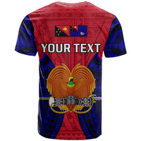 Custom Papua New Guinea T Shirt West New Britain Province Mix Coat of Arms Polynesian Art LT14 - Polynesian Pride