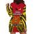 Papua New Guinea Hoodie Dress National Capital District Mix Coat Of Arms Polynesian Art LT14 - Polynesian Pride