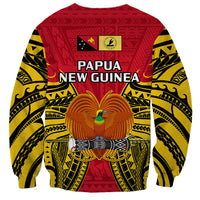 Papua New Guinea Sweatshirt National Capital District Mix Coat Of Arms Polynesian Art LT14 - Polynesian Pride