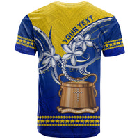 Tokelau T Shirt Tokelauan Tatau Plumeria Special Style LT14 - Polynesian Pride