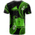 Tokelau T Shirt Tokelauan Tatau With Badge Green LT14 - Polynesian Pride