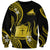 Tokelau Sweatshirt Tokelauan Tatau With Badge Yellow LT14 Unisex Yellow - Polynesian Pride