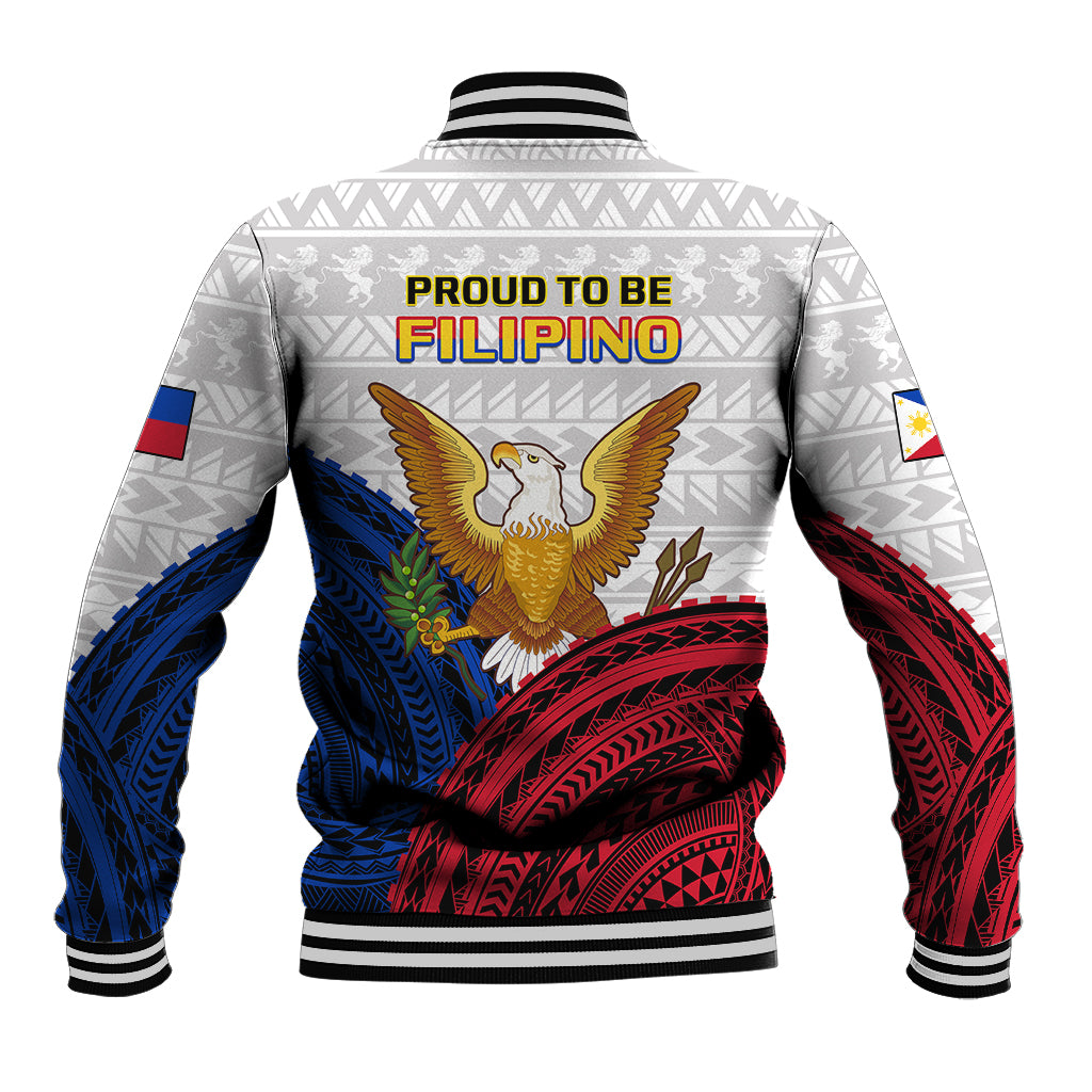 Philippines Independence Day Baseball Jacket Proud To Be Filipino Polynesian Pattern LT14 - Polynesian Pride