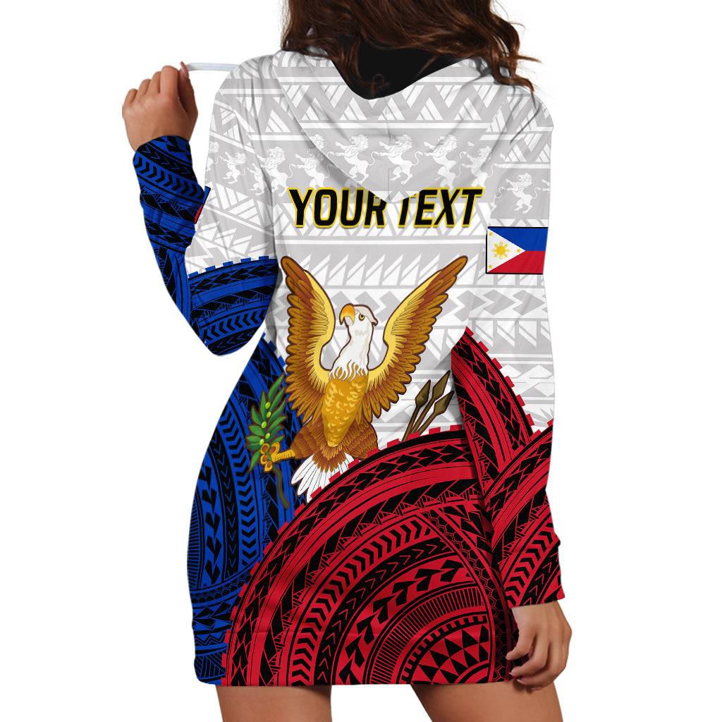 (Custom Personalised) Philippines Independence Day Hoodie Dress Proud To Be Filipino Polynesian Pattern LT14 - Polynesian Pride