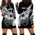 (Custom Personalised) Samoa Hoodie Dress Ula Fala Kava Bowl Plumeria Polynesian Black LT14 Black - Polynesian Pride