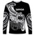 (Custom Personalised) Samoa Long Sleeve Shirt Ula Fala Kava Bowl Plumeria Polynesian Black LT14 Unisex Black - Polynesian Pride