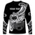 (Custom Personalised) Samoa Long Sleeve Shirt Ula Fala Kava Bowl Plumeria Polynesian Black LT14 - Polynesian Pride