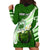 (Custom Personalised) Samoa Hoodie Dress Ula Fala Kava Bowl Plumeria Polynesian Green LT14 - Polynesian Pride