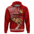 Tonga Fathers Day Hoodie Red Tongan Ngatu I Love You Dad LT14 - Polynesian Pride