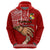 Tonga Fathers Day Hoodie Red Tongan Ngatu I Love You Dad LT14 - Polynesian Pride