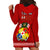 Tonga Fathers Day Hoodie Dress Red Tongan Ngatu I Love You Dad LT14 - Polynesian Pride